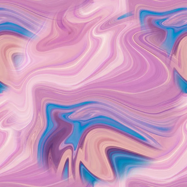 Sıvı Sıvı Mermer Desenli Kusursuz Desen Renkli Pastel Boya Karışık — Stok fotoğraf