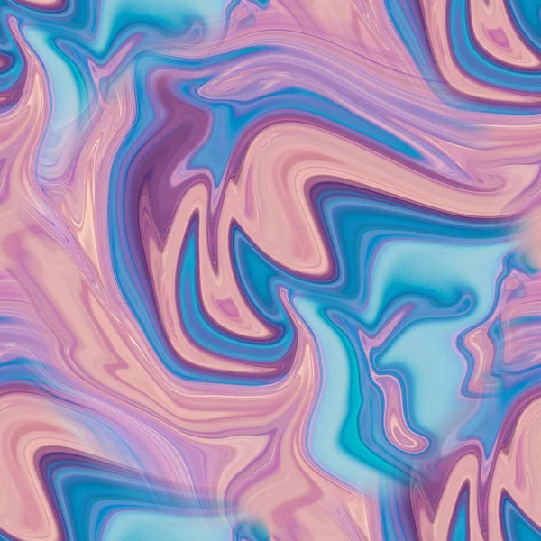 Sıvı Sıvı Mermer Desenli Kusursuz Desen Renkli Pastel Boya Karışık — Stok fotoğraf