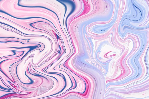 Seamless Pattern Liquid Fluid Marble Texture Colourful Pastel Paint Mix — Stock Photo, Image