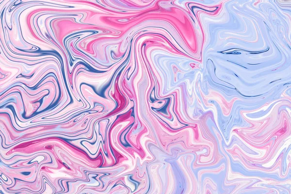 Seamless Pattern Liquid Fluid Marble Texture Colourful Pastel Paint Mix — Stock Photo, Image