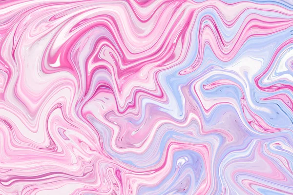 Nahtloses Muster Mit Flüssiger Und Flüssiger Marmorstruktur Farbenfroher Pastellfarbe Mischfarben — Stockfoto