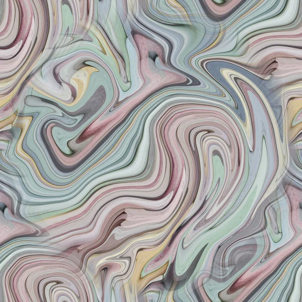 Modello Senza Cuciture Con Texture Marmo Liquido Fluido Colorata Vernice — Foto Stock