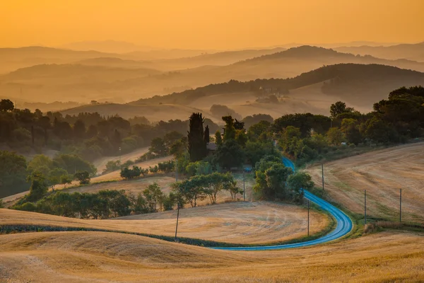 Tuscan Countryside in Guardistallo — Stock Photo, Image