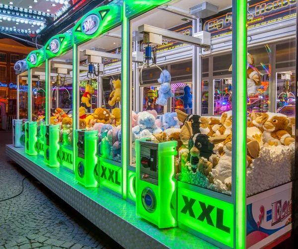 Arcade Kranich grün — Stockfoto