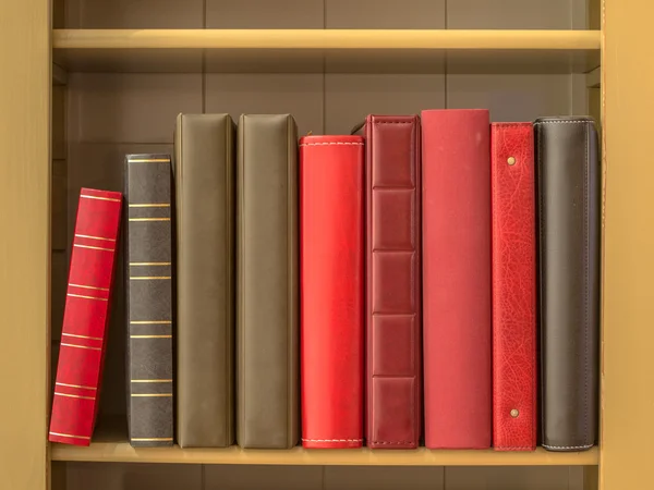 Books in bookshelf — Stock Photo, Image