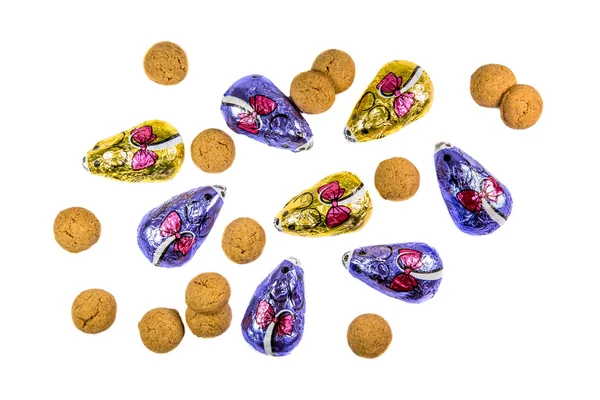 Sekumpulan kacang jahe dan tikus coklat — Stok Foto