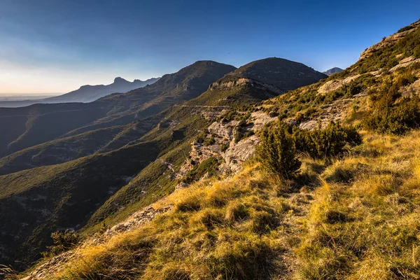 Vista Della Catena Montuosa Sierra Guara Vista Salto Roldan Nei — Foto Stock