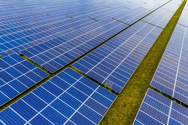 Solar Farm Dutch Countryside Groningen Province Netherlands — Stock Photo, Image