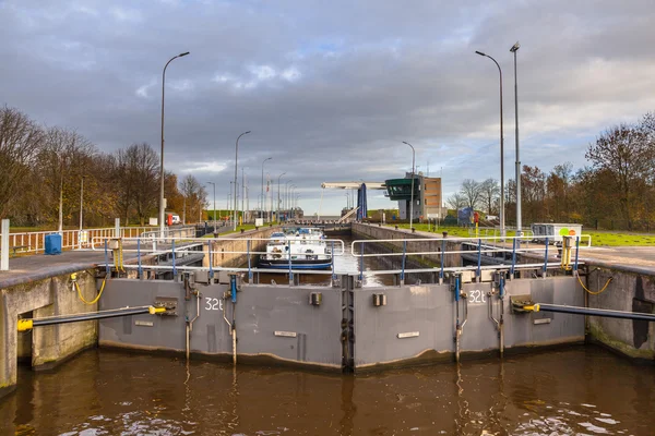 Huge Lock Chamber in the Netherlands — Stock Photo, Image