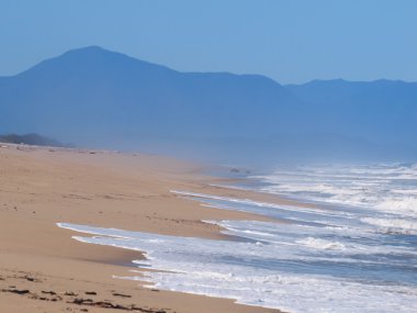 Karamea, South Island Yeni Zelanda çevre uzak beach