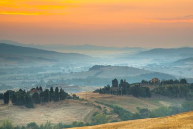 Tuscan kırsal manzara