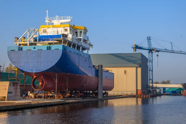 Schip bouw Wharf — Stockfoto