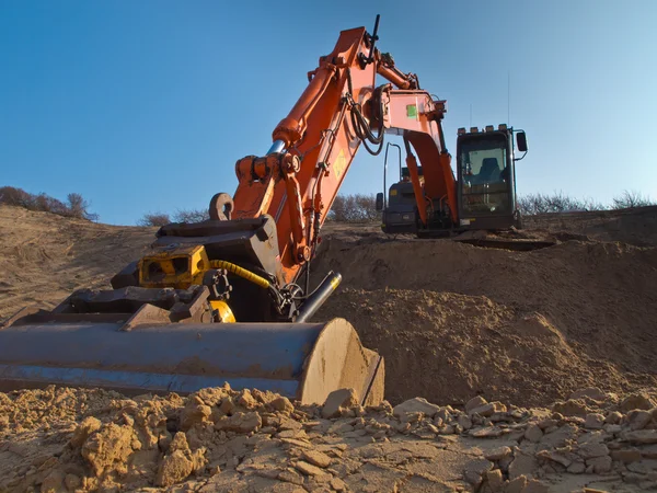 Excavadora de construcción —  Fotos de Stock