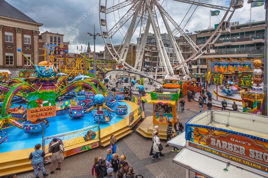 traditionele kermis groningen in mei — stockfoto © creativenature