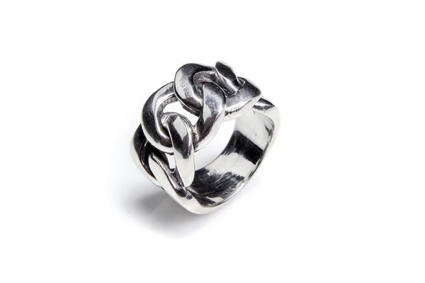 Bague mâle argent — Photo