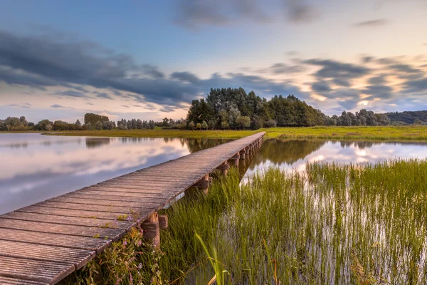 Concetto ponte pedonale — Foto Stock