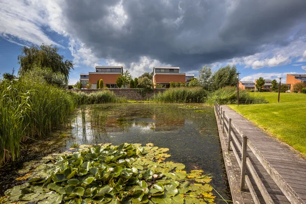 Ecologische leven in een kleine stad — Stockfoto