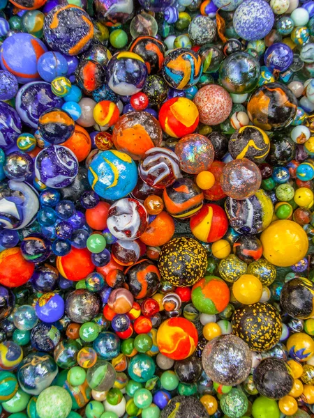 Tło różnorodności kolorów kulek — Zdjęcie stockowe