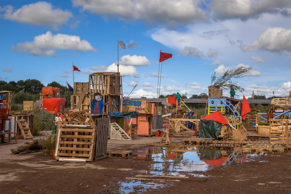 Chatrč budova festival — Stock fotografie