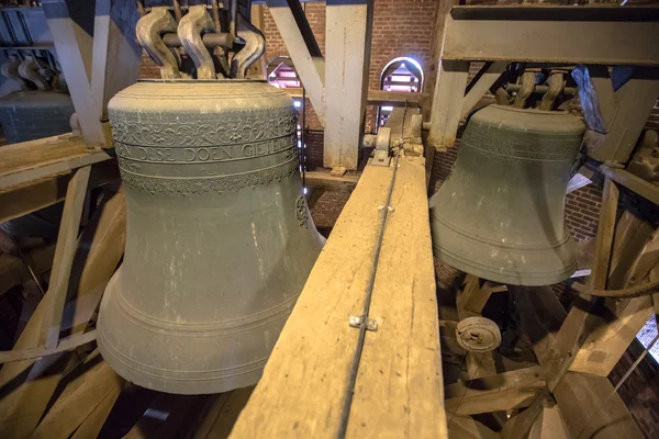 Bells in a church tower — 图库照片