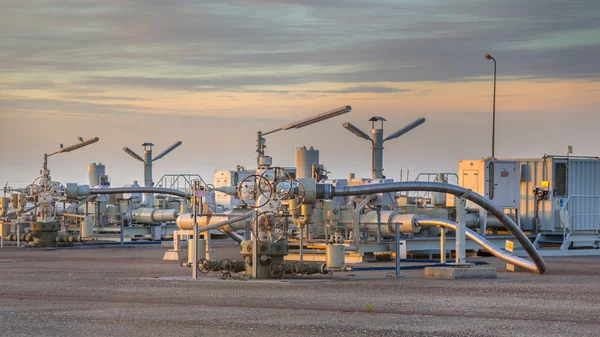 Anläggningar för produktion av naturgas — Stockfoto