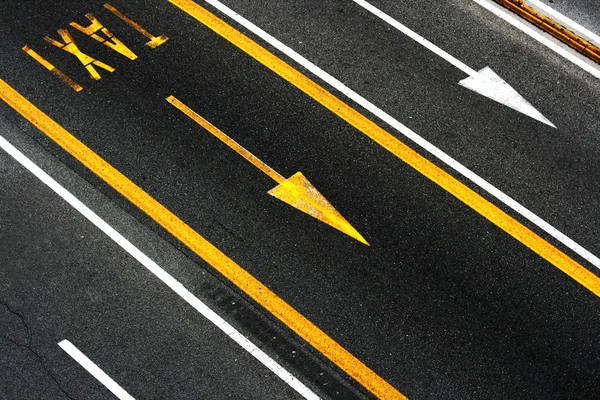 Arrows and lines with taxi caption — Stok fotoğraf