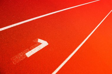 Detail of the stadium track