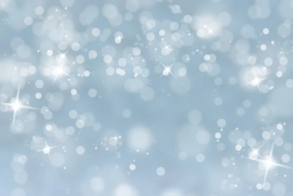 Inverno sfondo sfocato con scintilla — Foto Stock