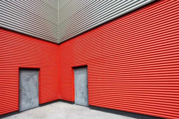 Industrial hall doors — Zdjęcie stockowe