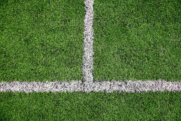 Detalhe do campo de futebol — Fotografia de Stock