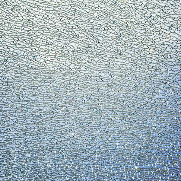 Silver blue abstract broken glass