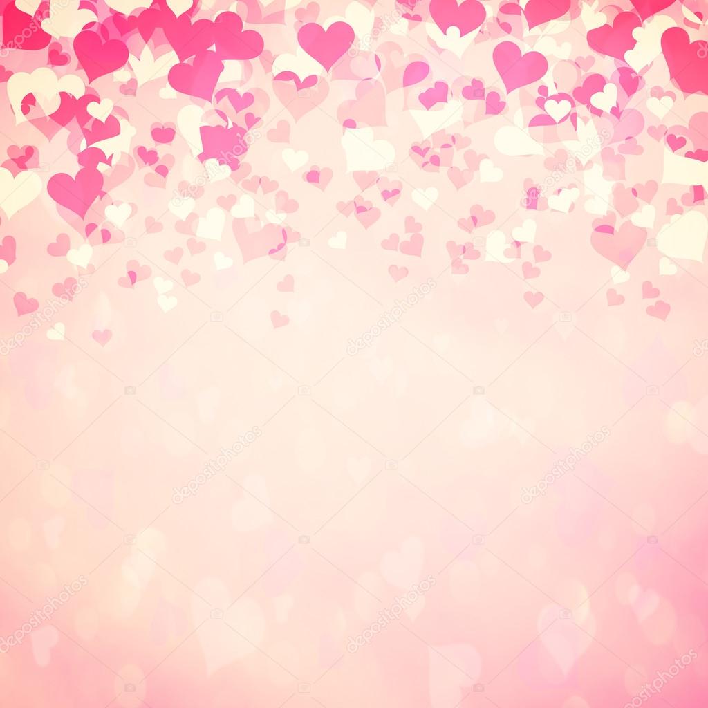  Beautiful  pink color heart  background   Stock Photo 