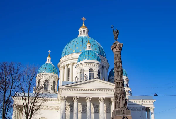 Trinity Ismail Cathedral Troizkiy Cathedral Orthodoxe Kathedrale Admiralteysky District Von — Stockfoto