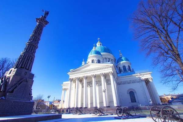 Trinity Ismail Cathedral Troizkiy Cathedral Orthodoxe Kathedrale Admiralteysky District Von — Stockfoto