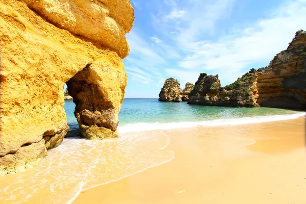 Rocky beach, Lagos, Portugal — Stock Photo, Image