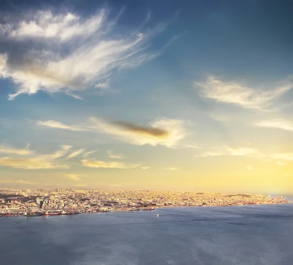 Skyline van Lissabon — Stockfoto