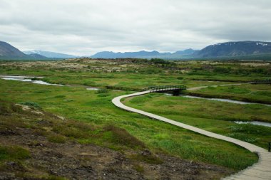 Pingvellir Ulusal Parkı, İzlanda. 