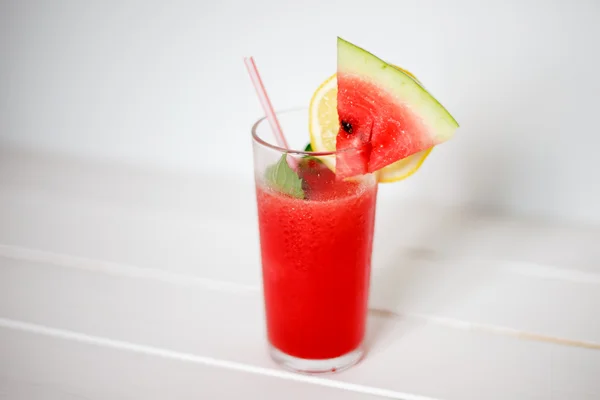 Tasty and refreshing watermelon juice — Stock Photo, Image