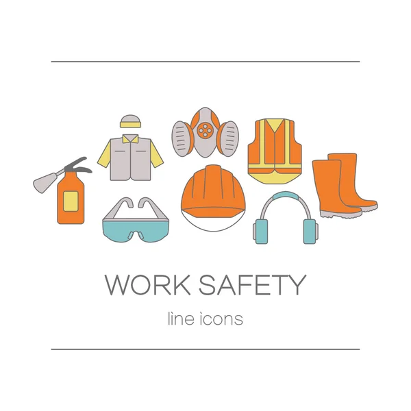 Güvenlik çalışmaları için başlık site sayfası veya afiş kavramı — Stok Vektör