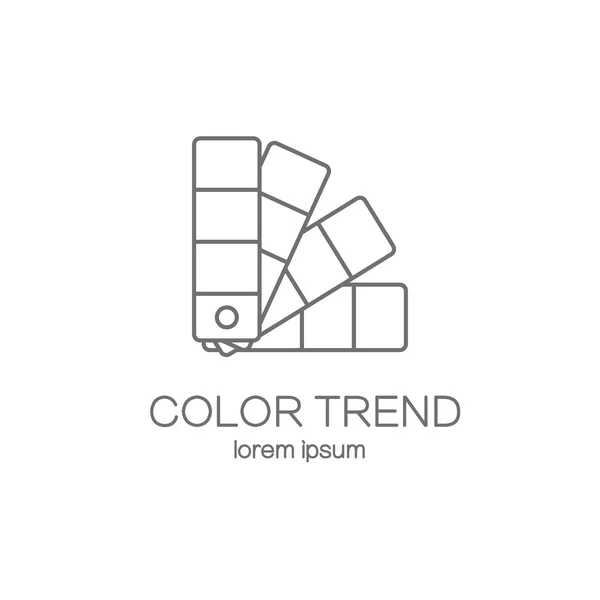 Modèles de conception de logotype de palette de couleurs . — Image vectorielle