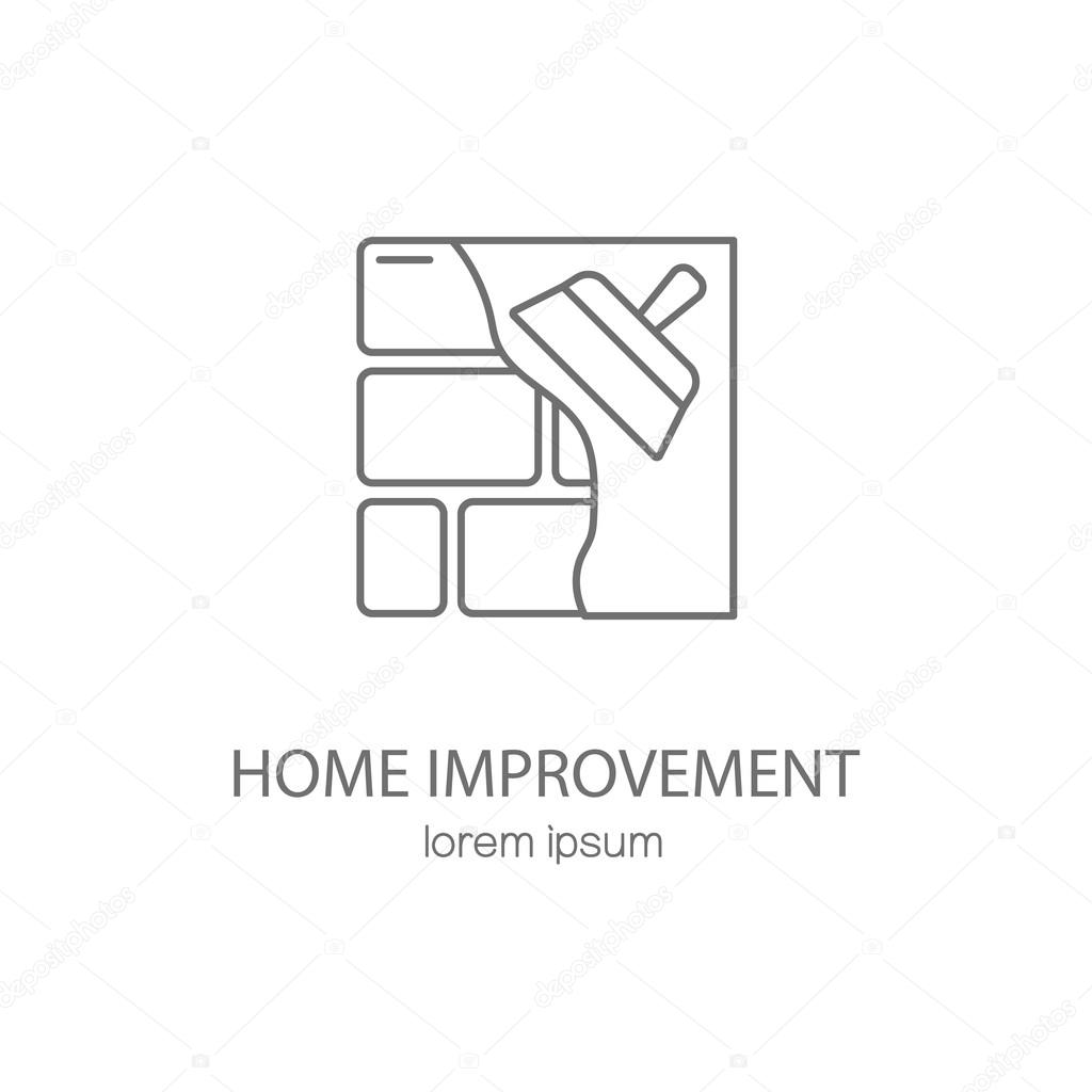 Home improvement logotype design templates. Modern easy to edit logo template. Vector logo design series.