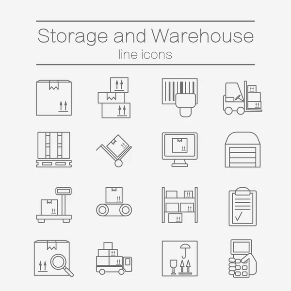 Depolama satır simgeler.