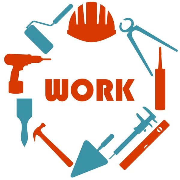 düz tasarım. Saray logolu yuvarlak simgeler onarmak.