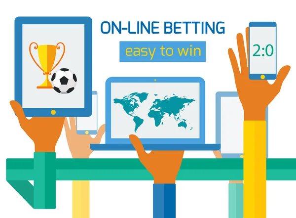 Telefon ve spor simgeleri ile el simgeleri.