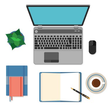 Tasarım ve infographics düz örnekler