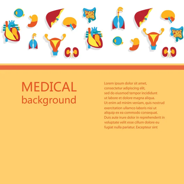 Concept de formation médicale . — Image vectorielle
