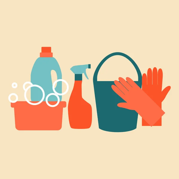 Düz tasarım simgeler bir tema banyo, tuvalet, temizlik. 