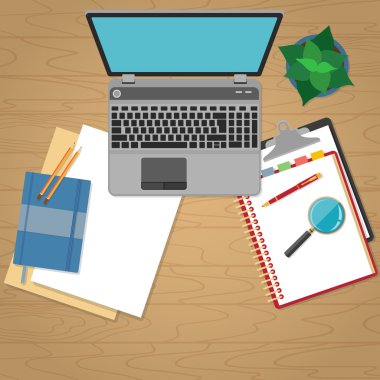 Tasarım ve infographics düz örnekler