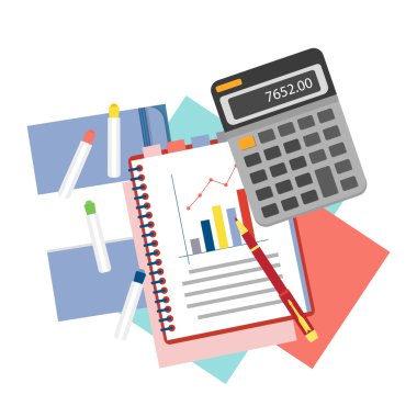 İş analizi, danışmanlık ve finansal denetim kavramları.