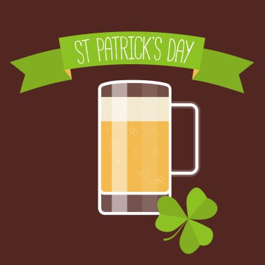 Mutlu St Patricks Günü kartı